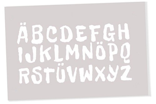 Dino cars abc stickersatz - abc-stickersatz, für