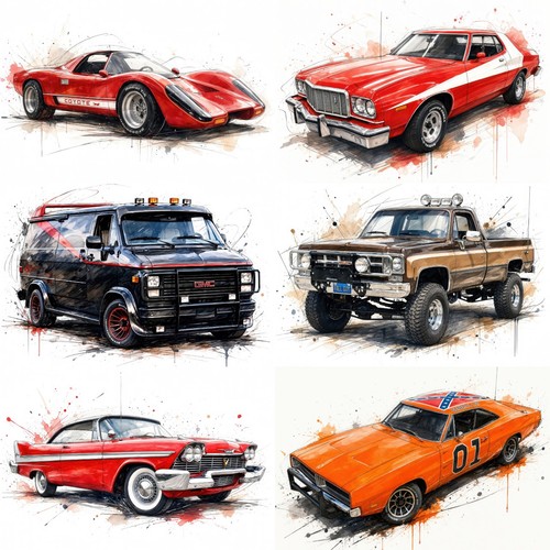 Kult auto serie show film - serie,